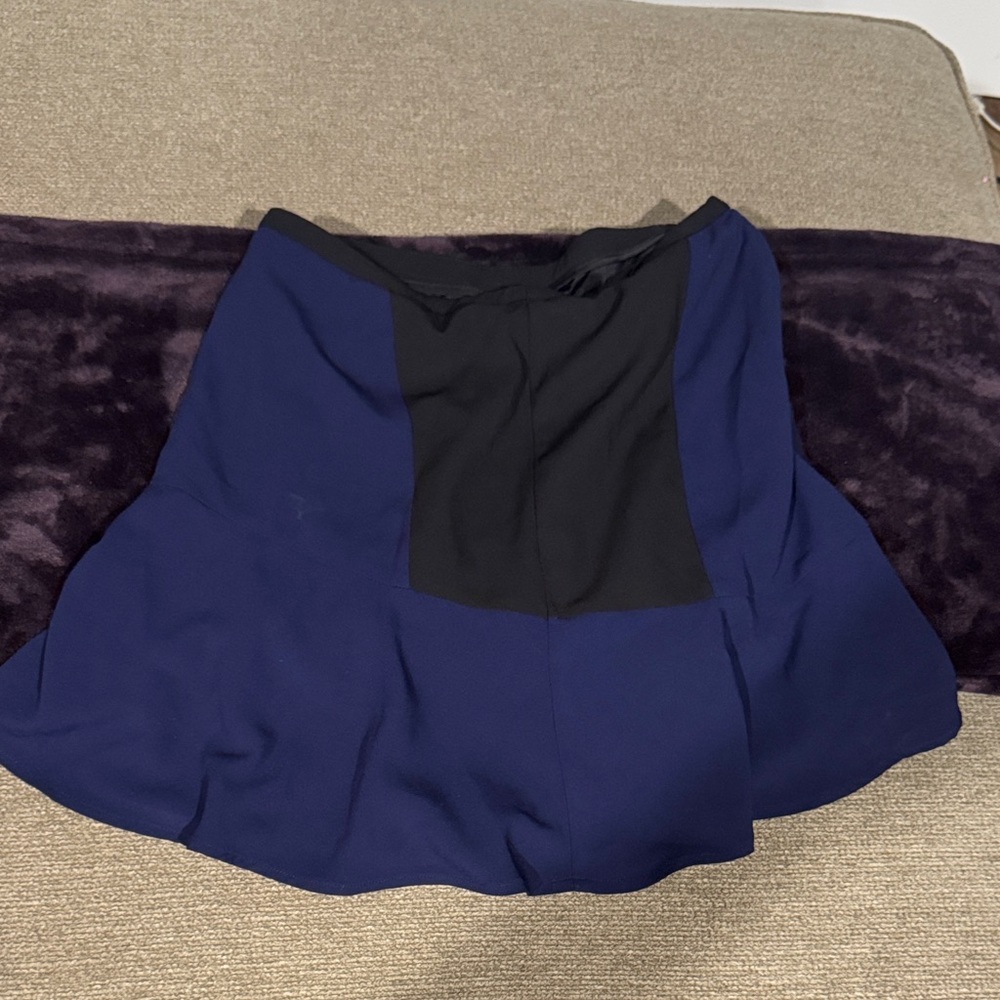 Blue and Black Elegant Skirt